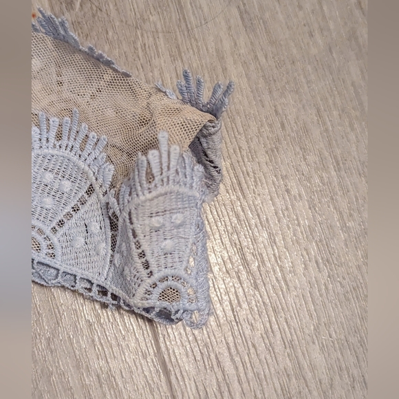 Endless Rose Light Blue Lace Skirt & Shirt Set Size Small VGUC! - Picture 9 of 11